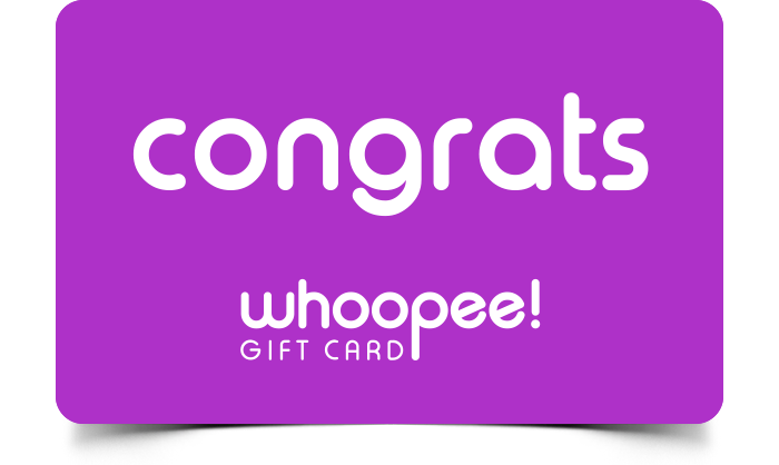 Whoopee! Congrats